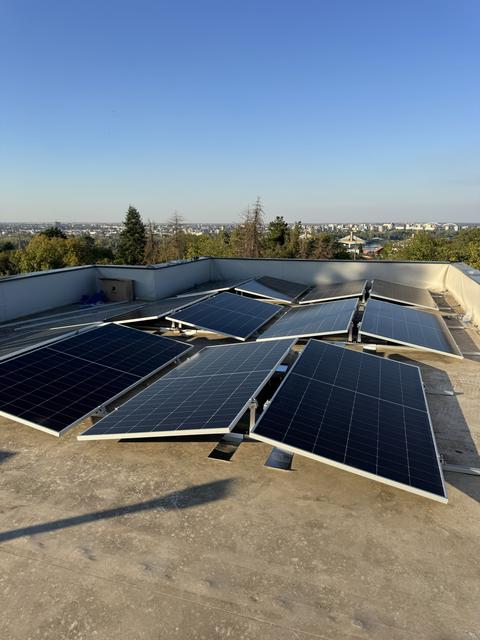 Solarna elektrana na ravnom krovu